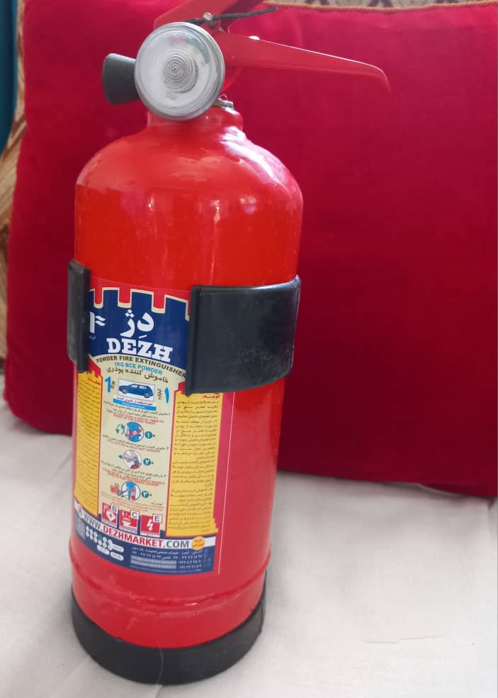 کپسول  ۱ کیلویی پودر و  گاز خودرویی